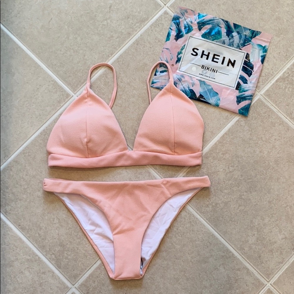 Ribbed Triangle Bikini set